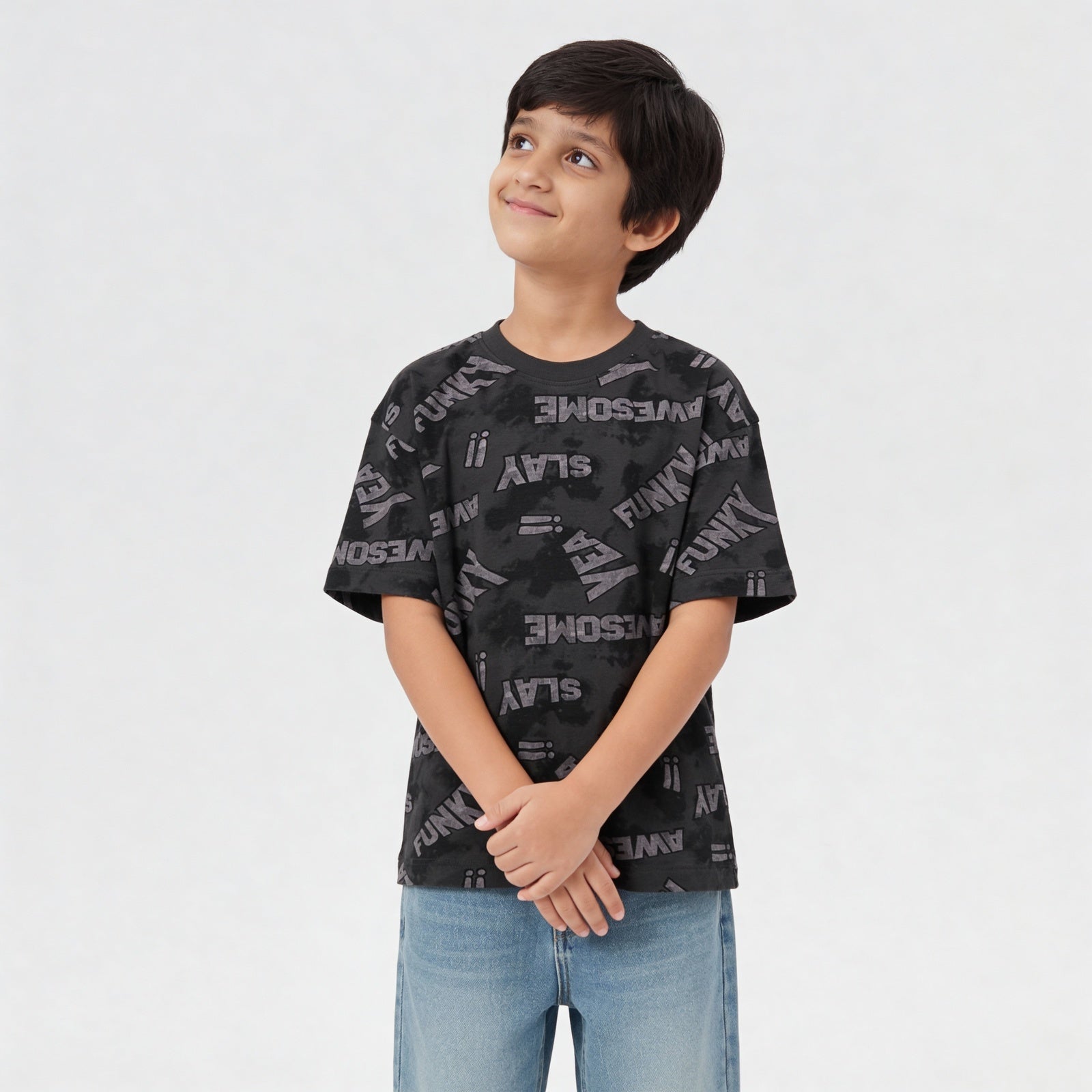 Boys Cotton Printed T-Shirt