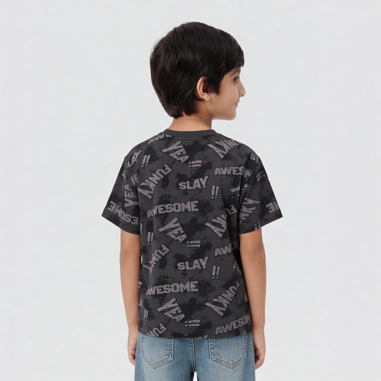 Boys Cotton Printed T-Shirt