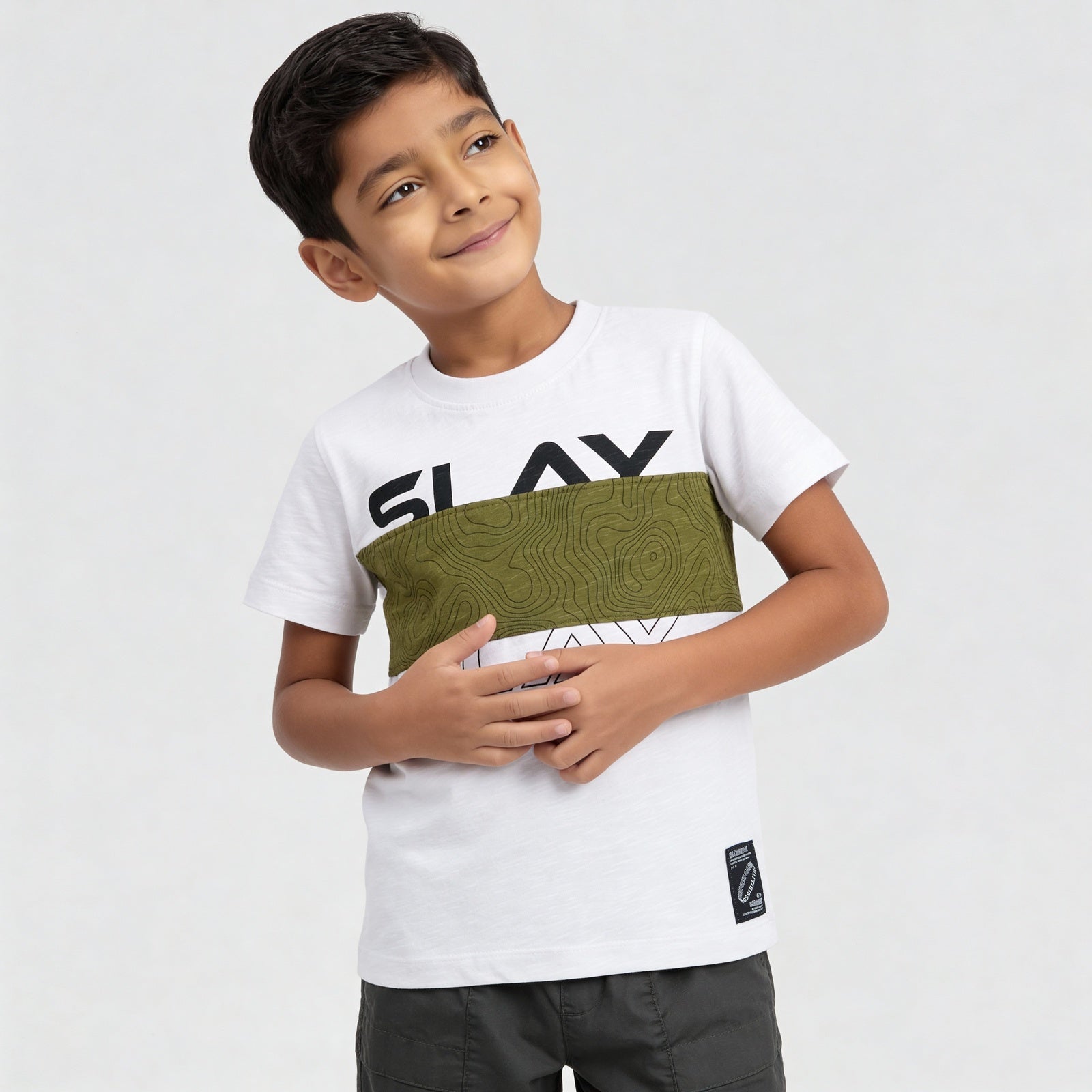 Boys Cotton Cut and Sew Weekend T-Shirt