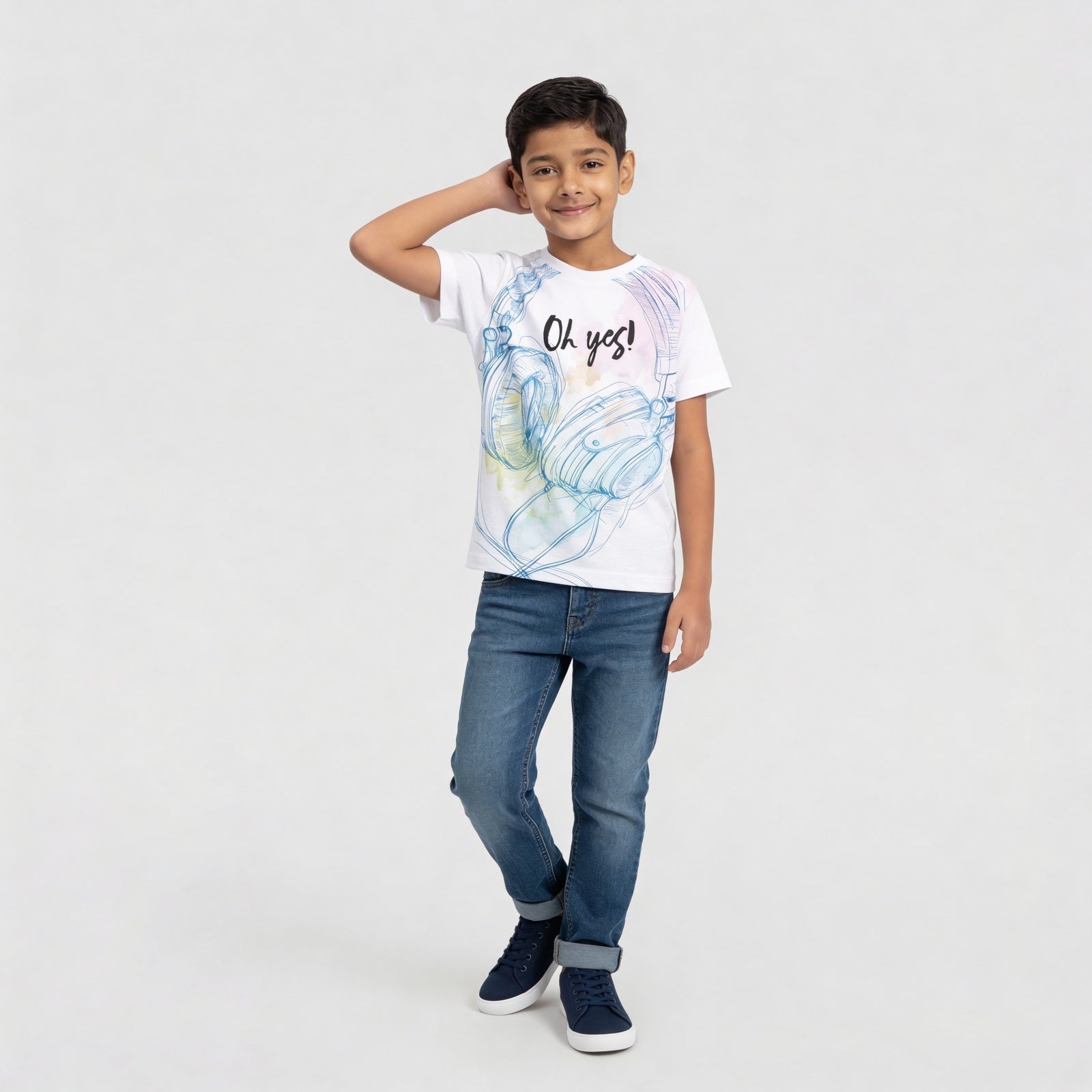 Cotton Printed Half Sleeve T-Shirt