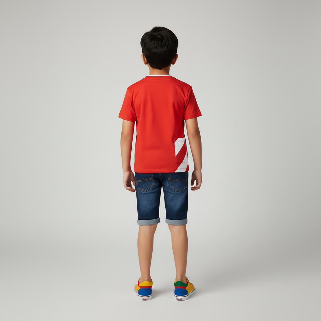 Boys Cotton Printed T-Shirt