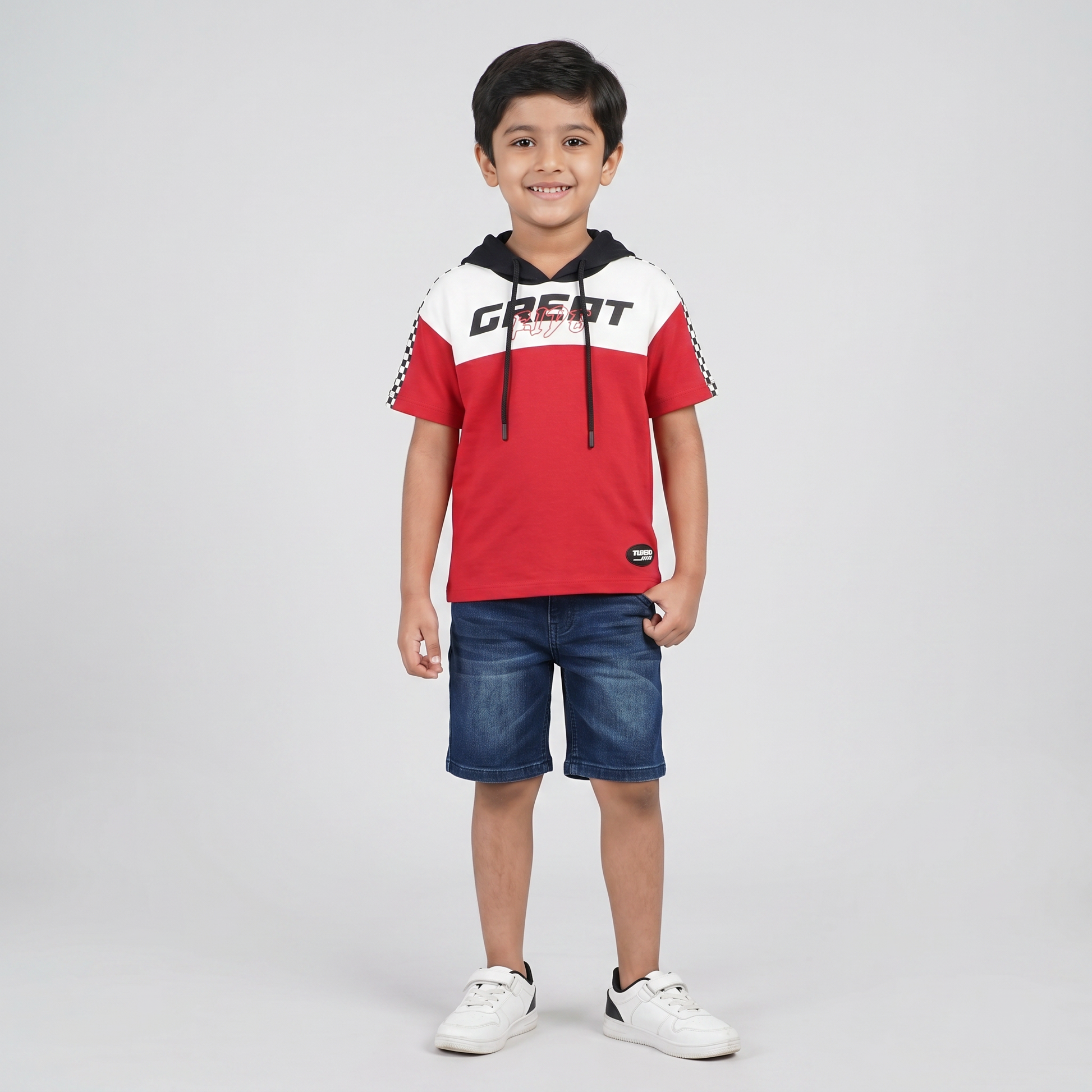 Boys Cotton Cut and Sew Oversize T-Shirt