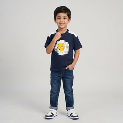 Boys Cotton Printed T-Shirt