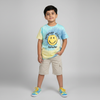 Boys Cotton Tie-Dye Crew Neck T-Shirt