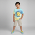 Boys Cotton Tie-Dye Crew Neck T-Shirt