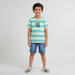 Boys Cotton Striped T-Shirt