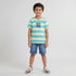 Boys Cotton Striped T-Shirt