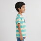 Boys Cotton Striped T-Shirt