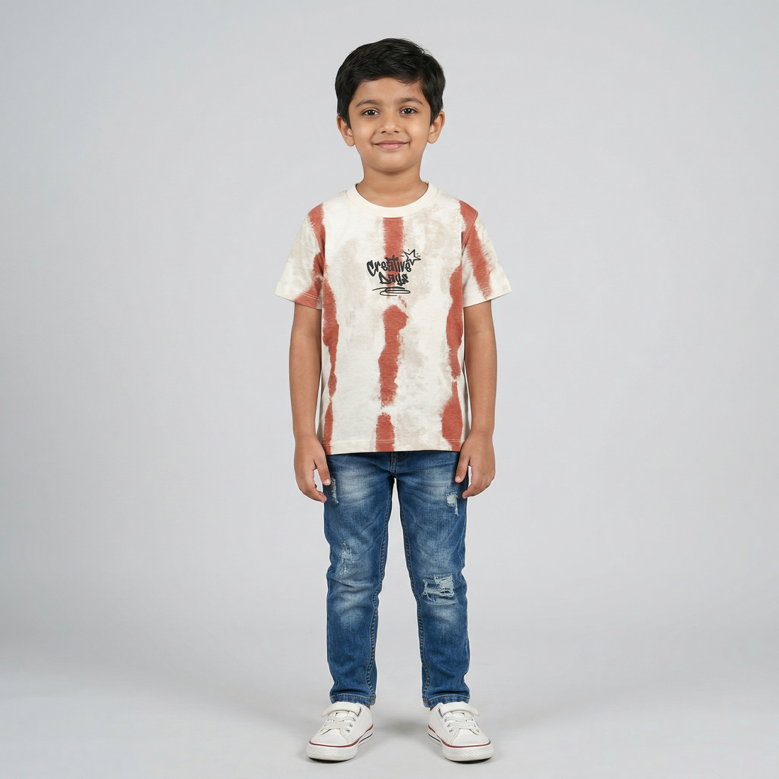 Boys Cotton All Over Print T-Shirt