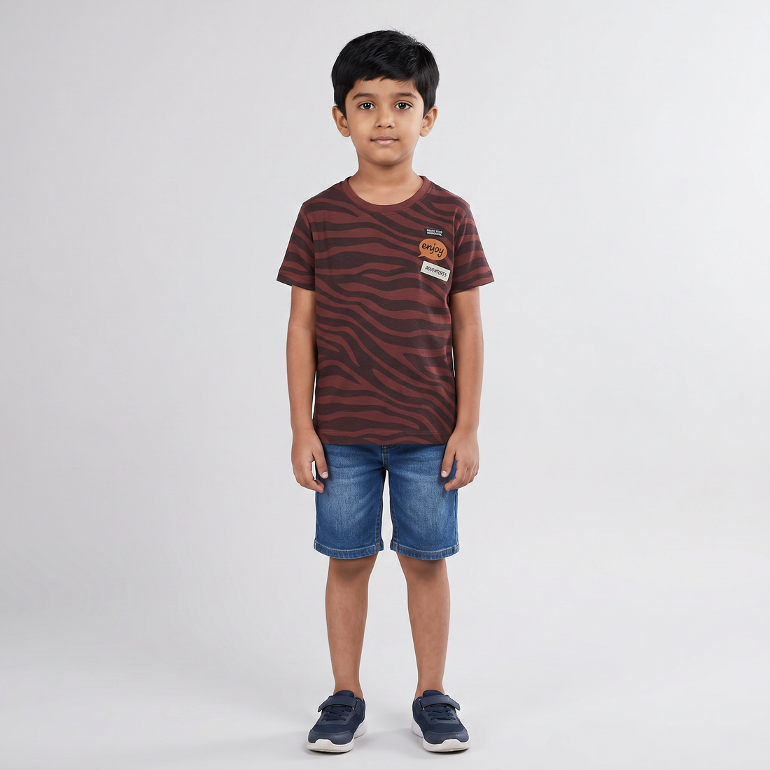 Boys Cotton Printed T-Shirt