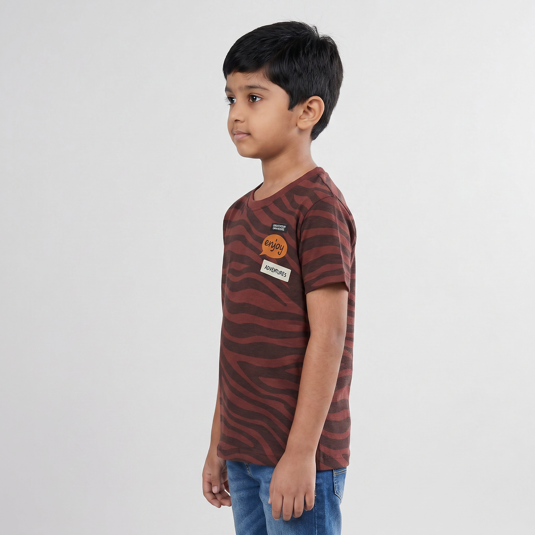 Boys Cotton Printed T-Shirt