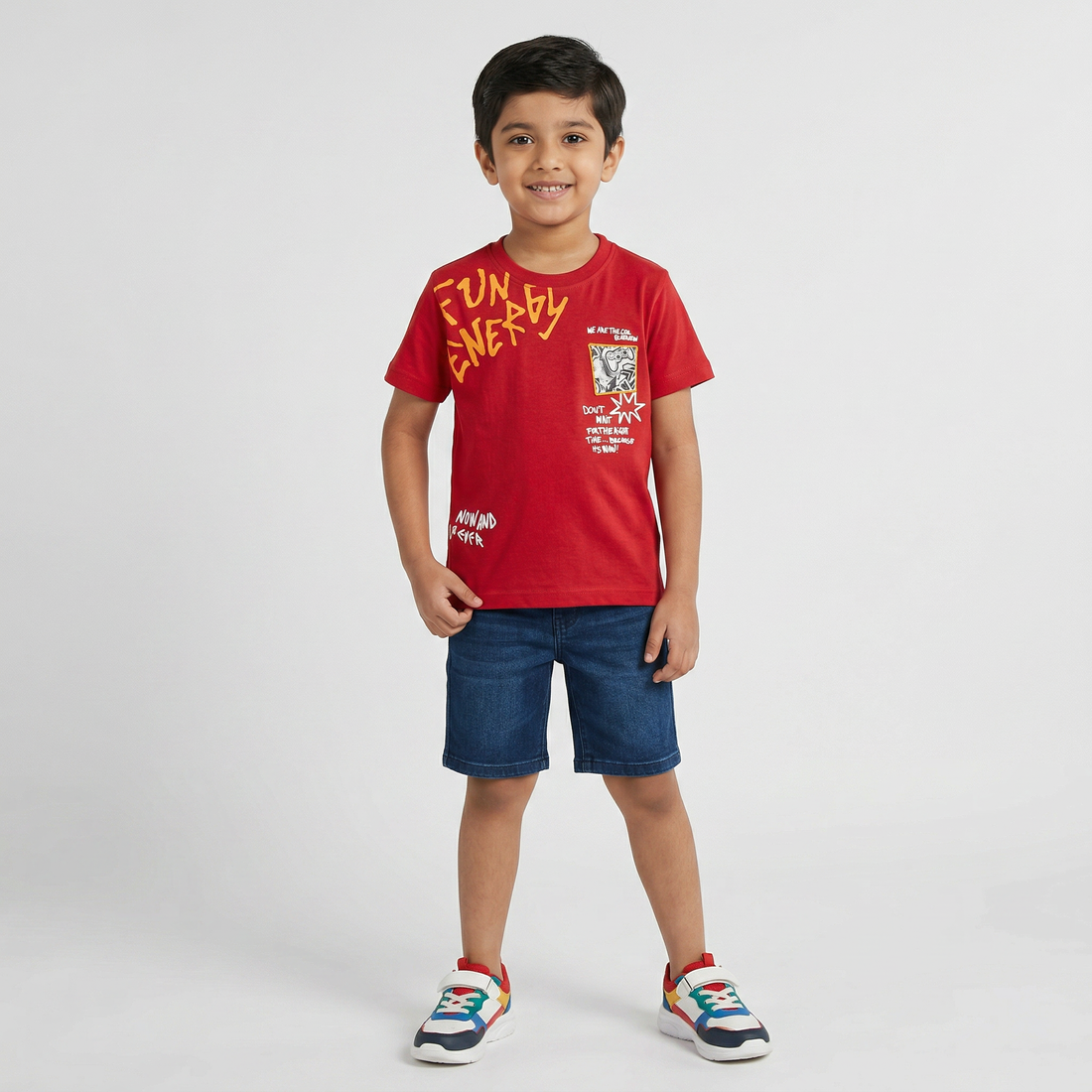 Boys Cotton Printed T-Shirt