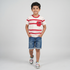 Boys Cotton Striped T-Shirt