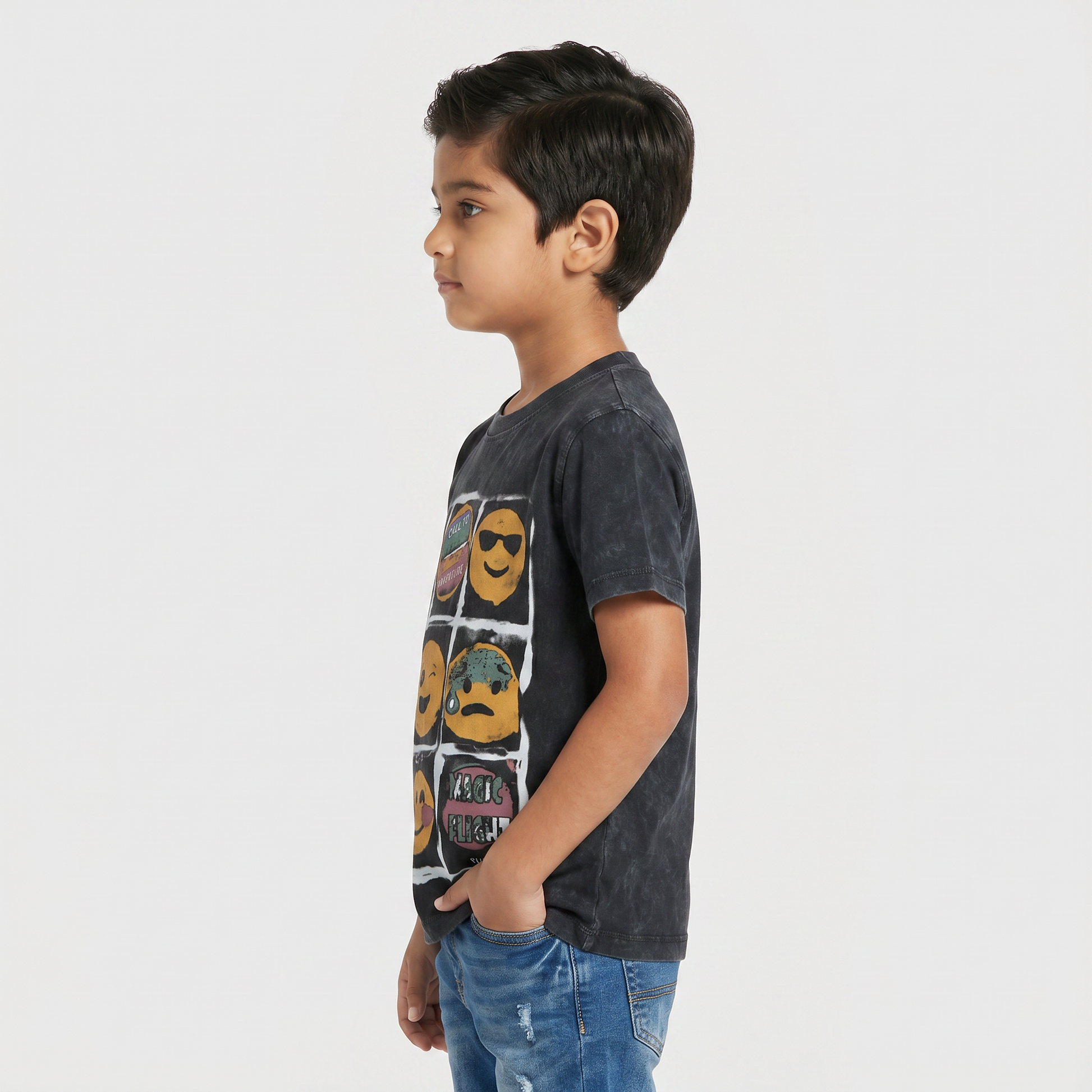 Boys Cotton Printed T-Shirt