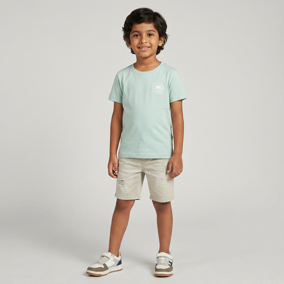 Boys Cotton Structured T-Shirt