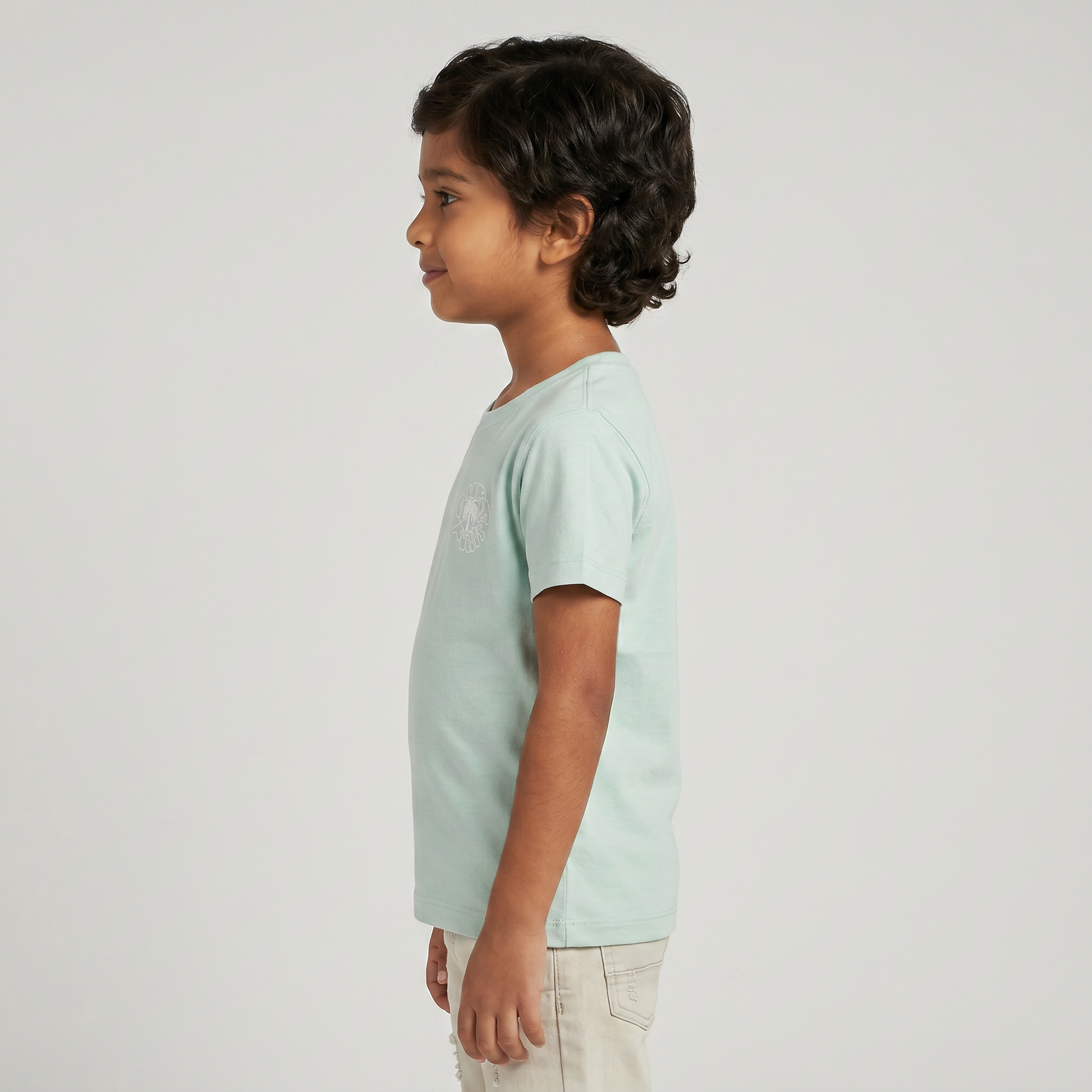 Boys Cotton Structured T-Shirt