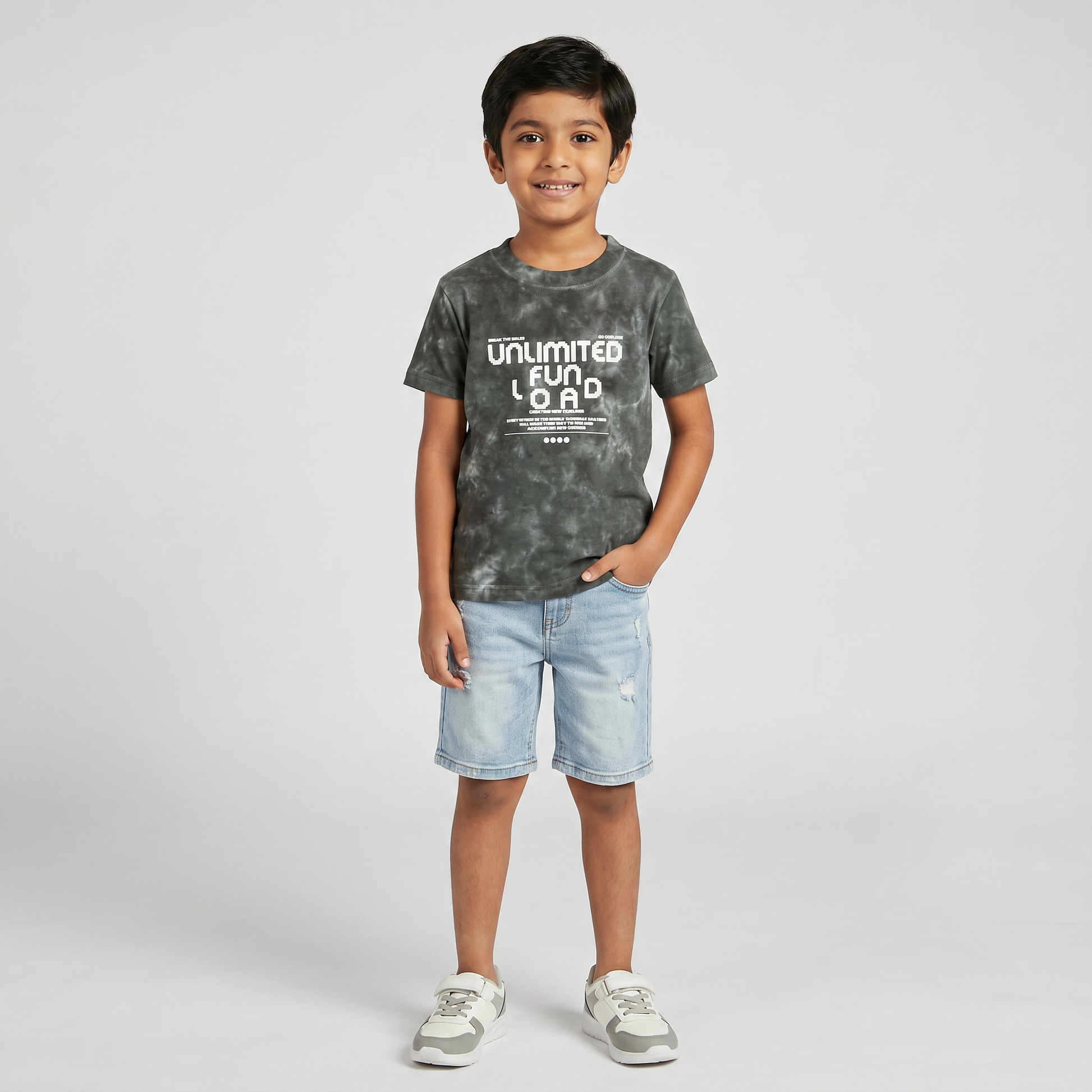Boys Cotton Tie - Dye T-Shirt