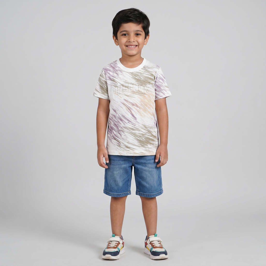 Boys Cotton Printed T-Shirt