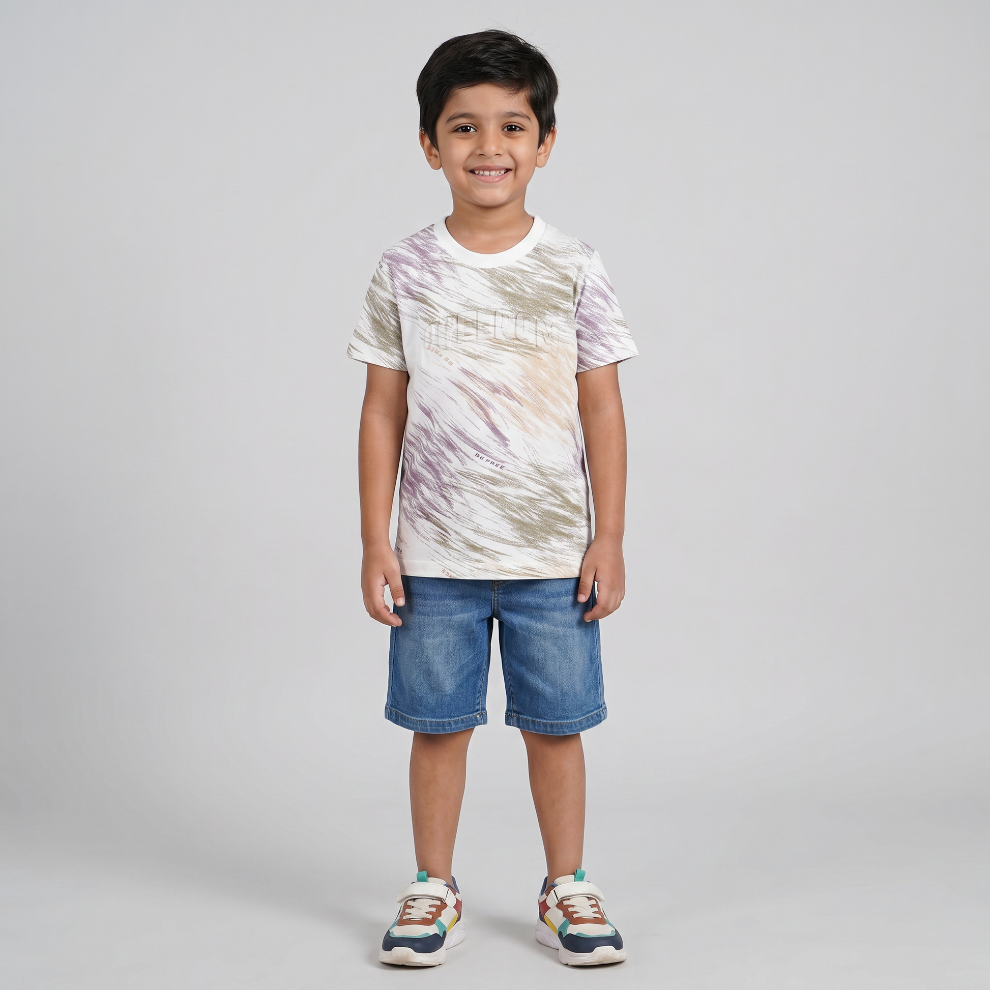 Boys Cotton Printed T-Shirt