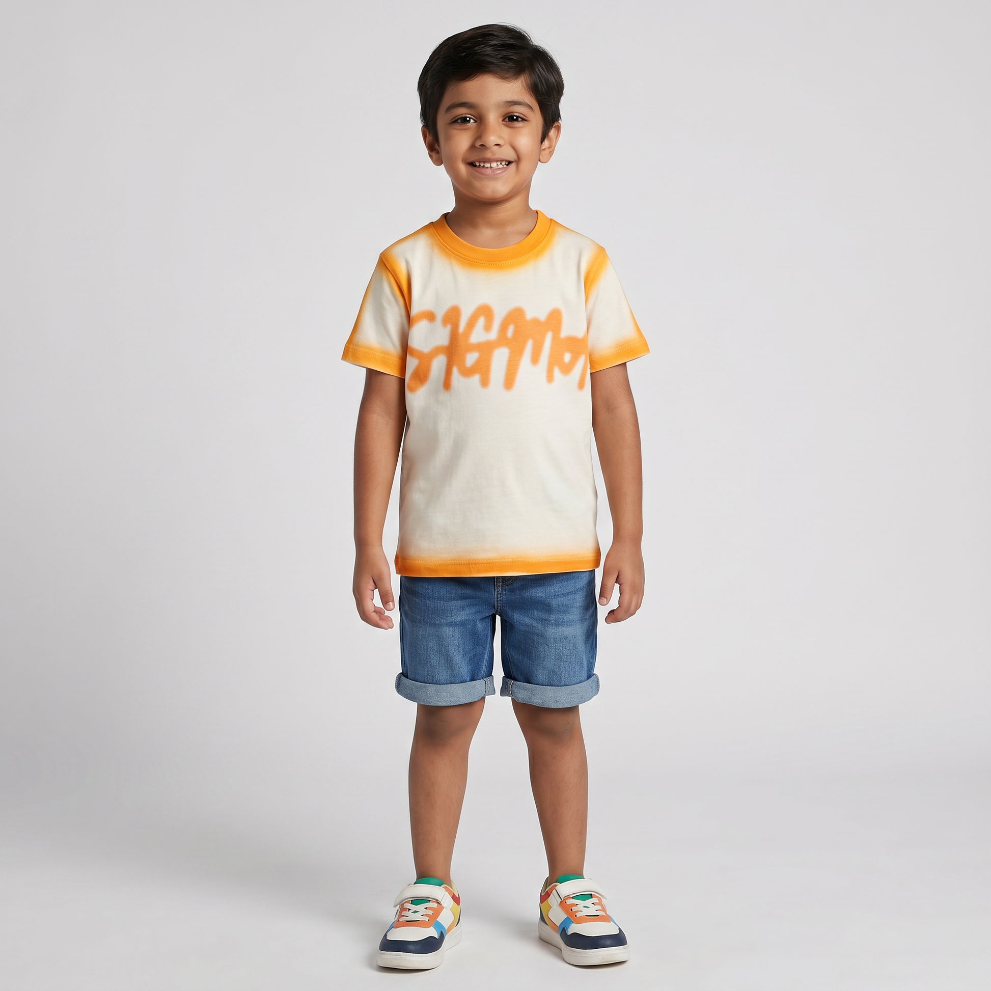 Boys Cotton Tie - Dye T-Shirt
