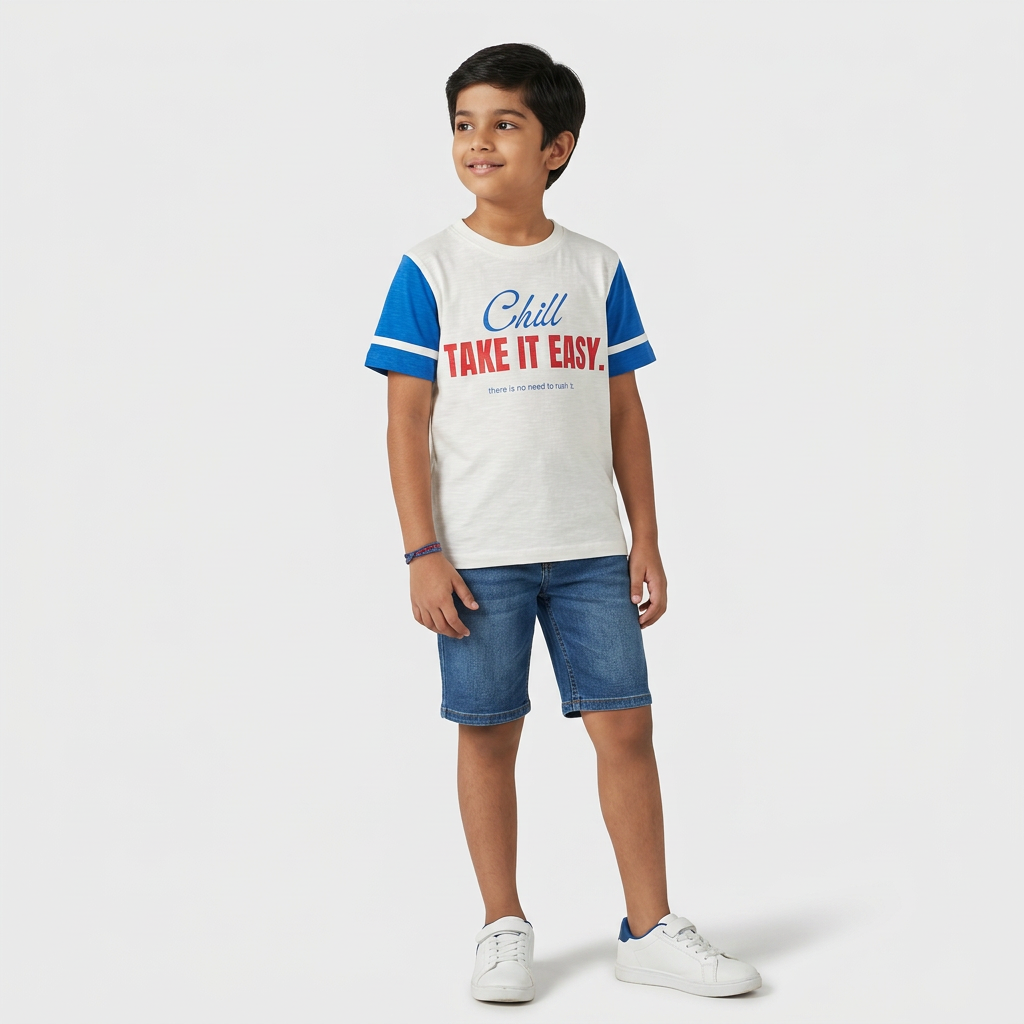 Boys Cotton Cut and Sew T-Shirt