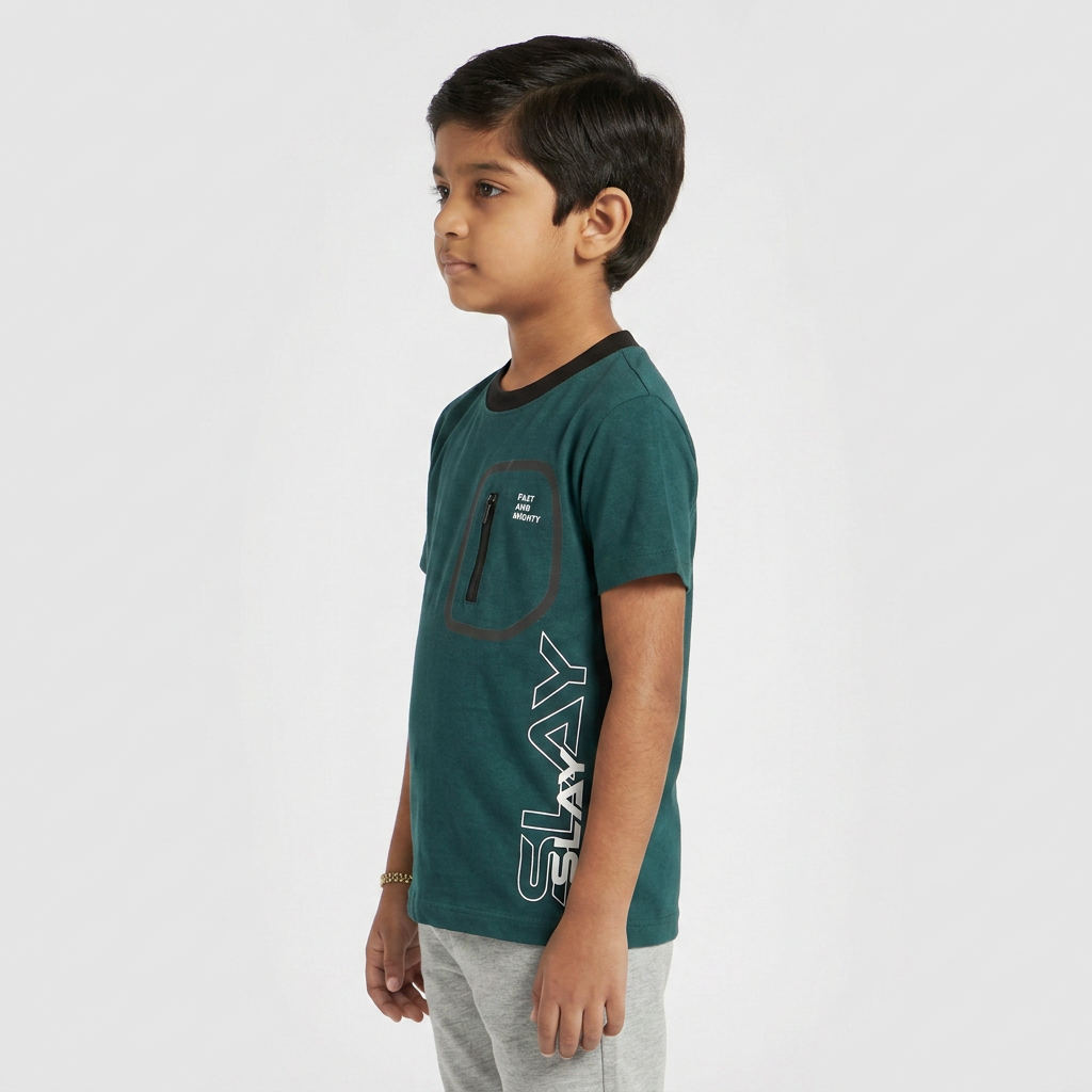 Boys Cotton Printed T-Shirt
