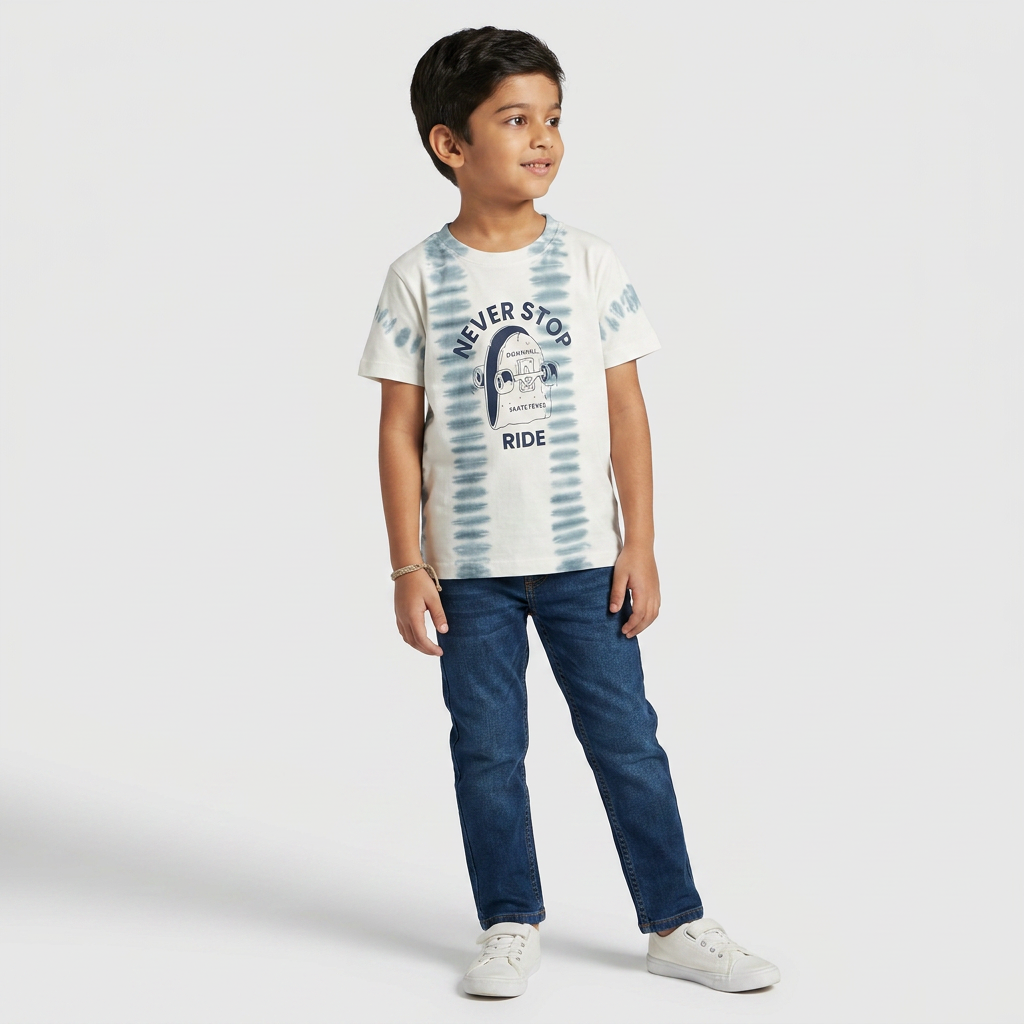 Boys Cotton Printed T-Shirt