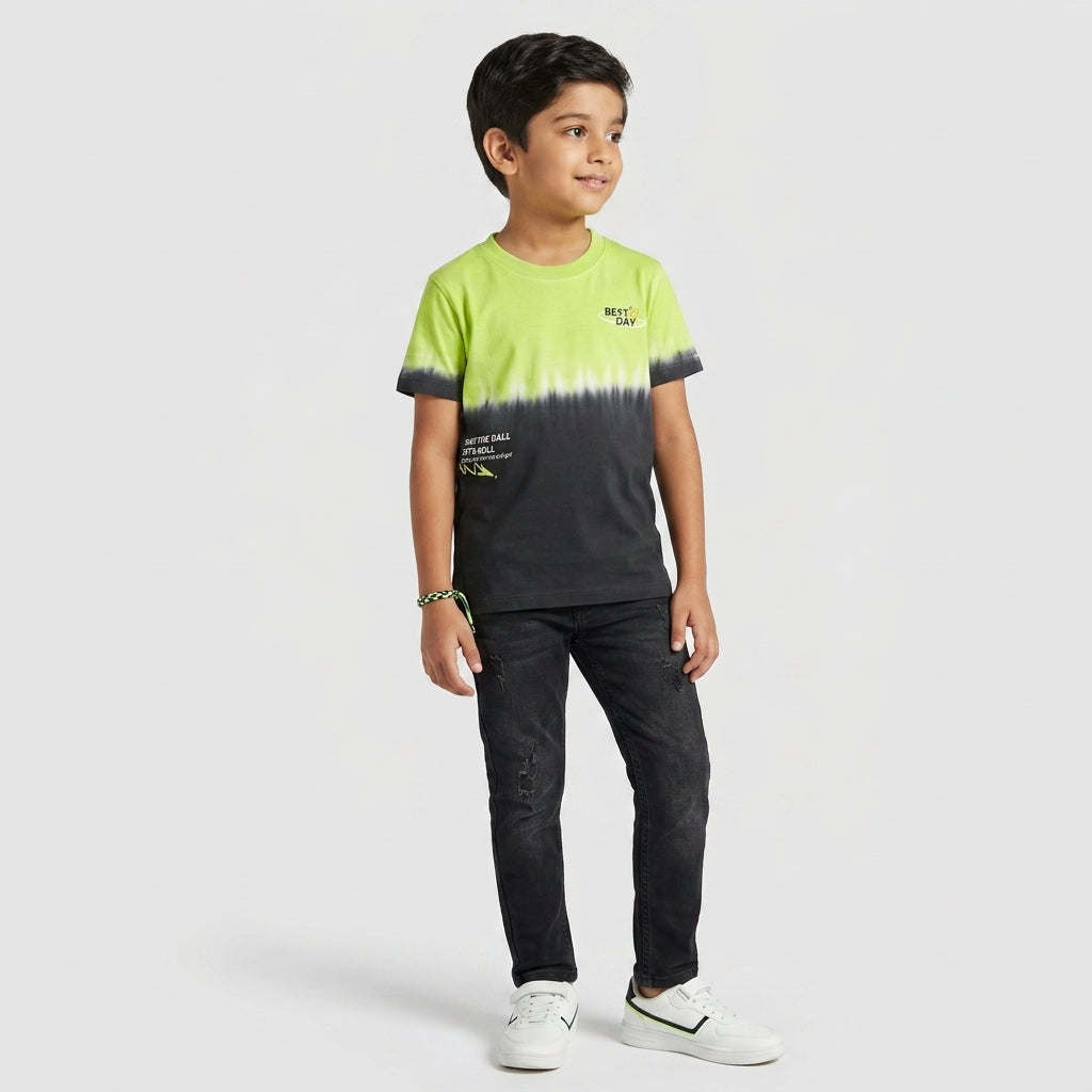 Boys Cotton Printed T-Shirt