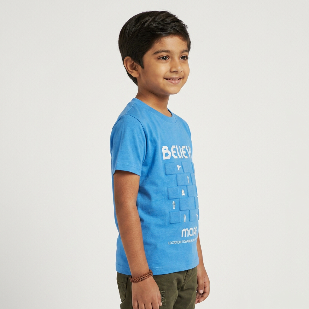 Boys Cotton Printed T-Shirt