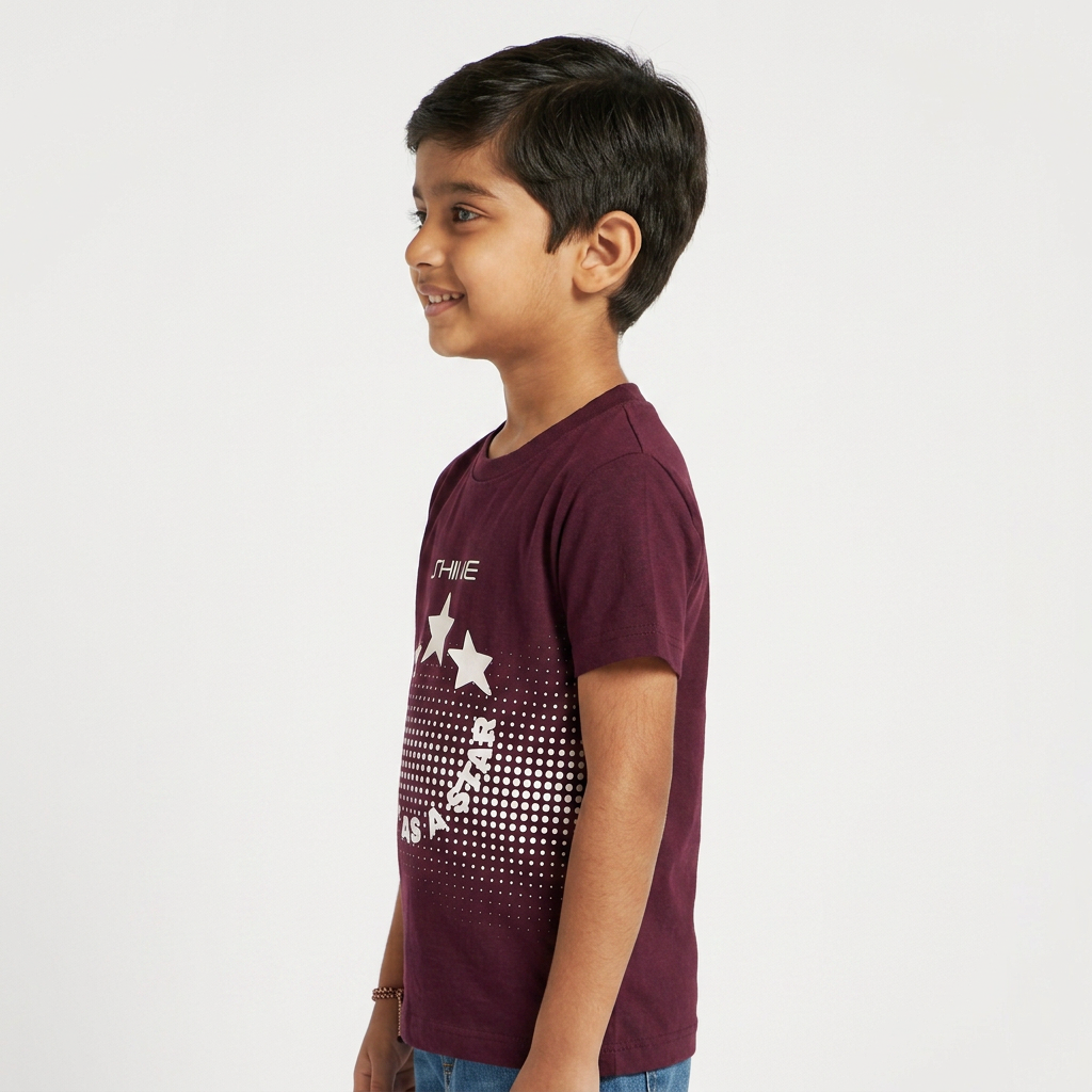 Boys Cotton Printed T-Shirt
