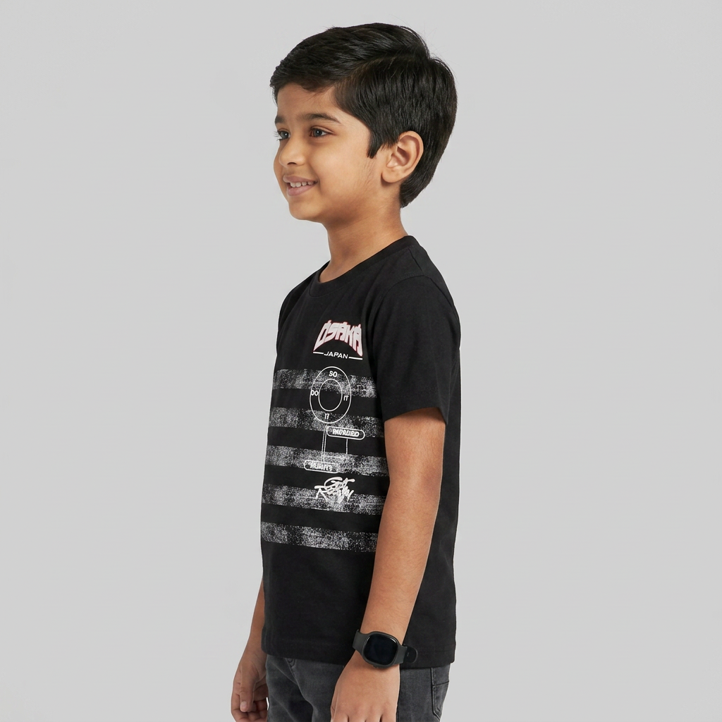 Boys Cotton Printed T-Shirt
