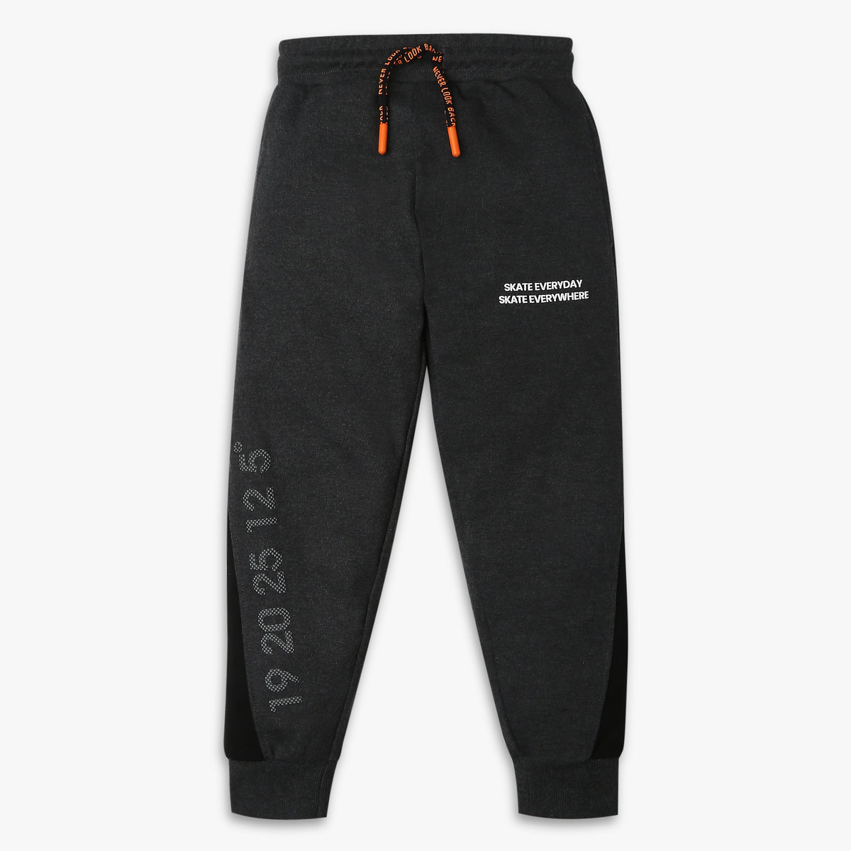 Boys Regular Fit Full Length Cut and Sew Joggers