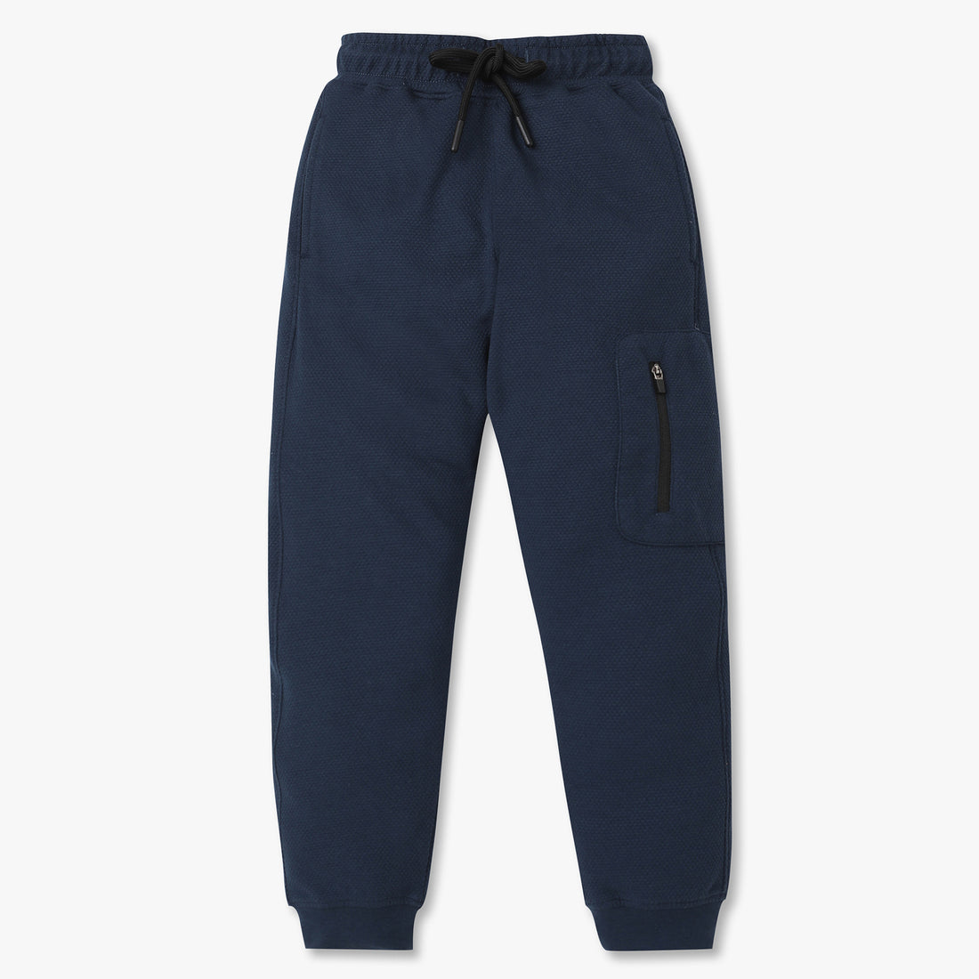 Boys Regular Fit Cut and Sew Mid Rise Joggers