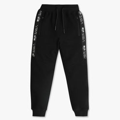 Boys Cut and Sew Full Length Pop Joggers