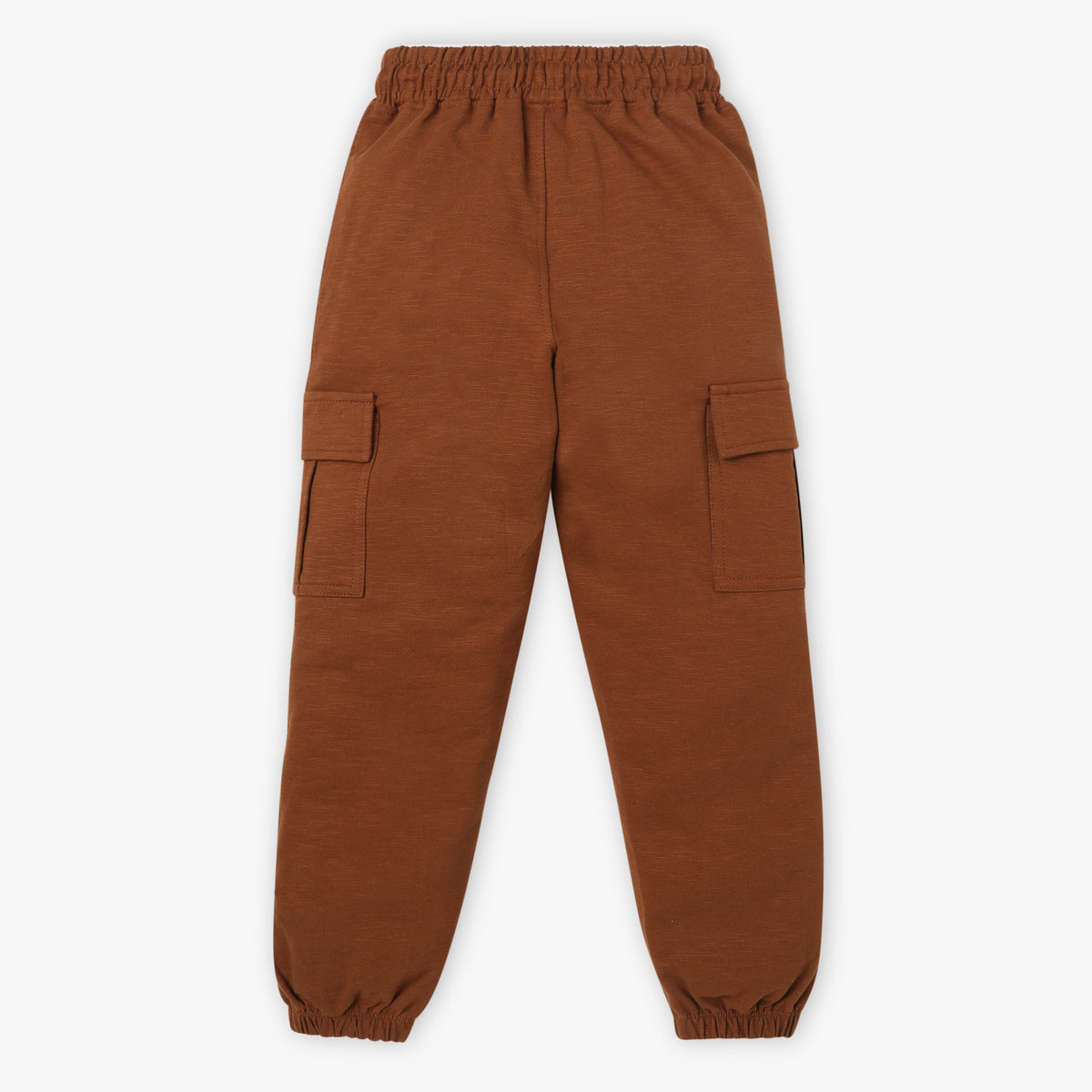 Boys Regular Fit Cut and Sew Full Length Mid Rise Joggers