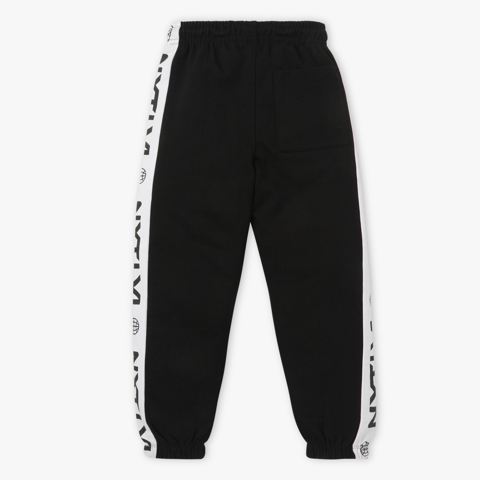 Boys Regular Fit Cut and Sew Full Length Mid Rise Joggers