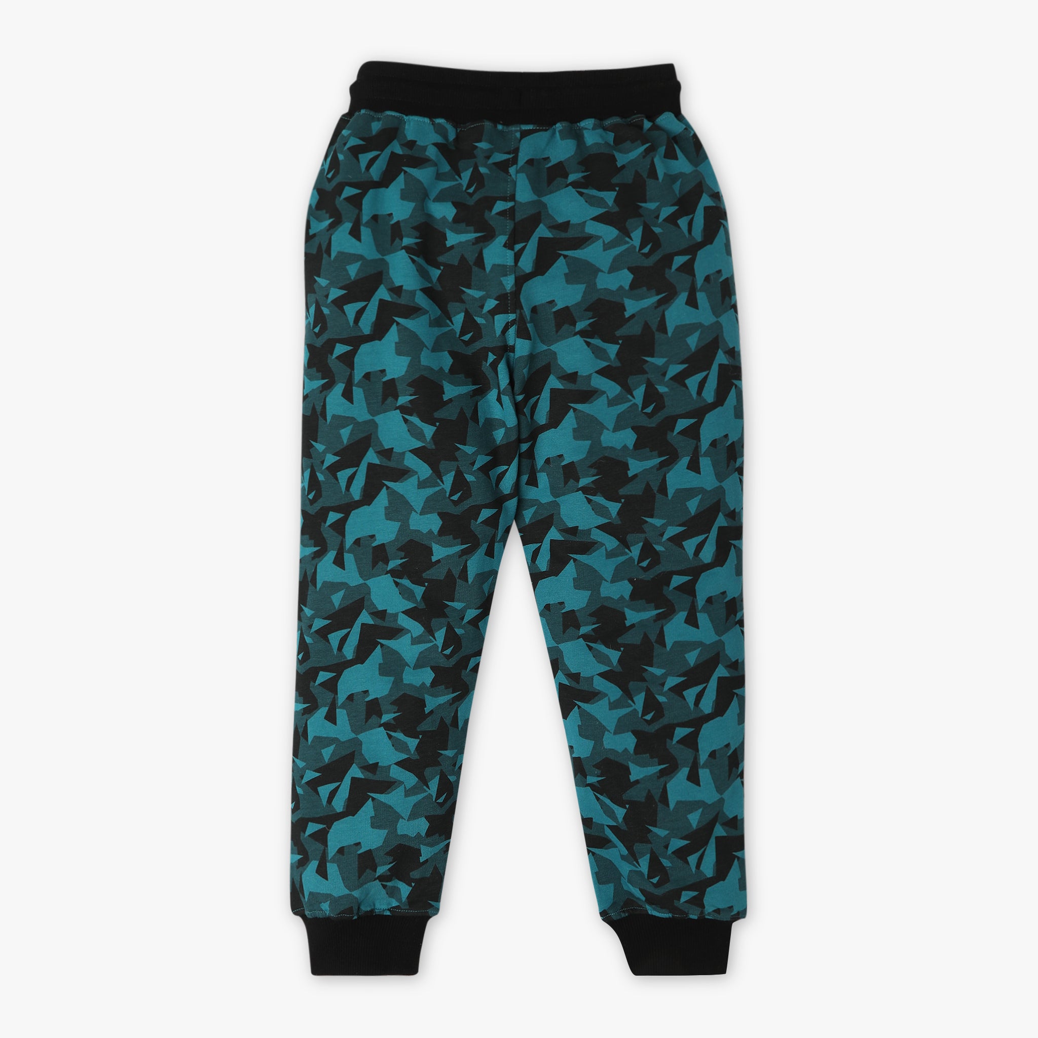 Regular Fit All Over Print Full Length Mid Rise Joggers