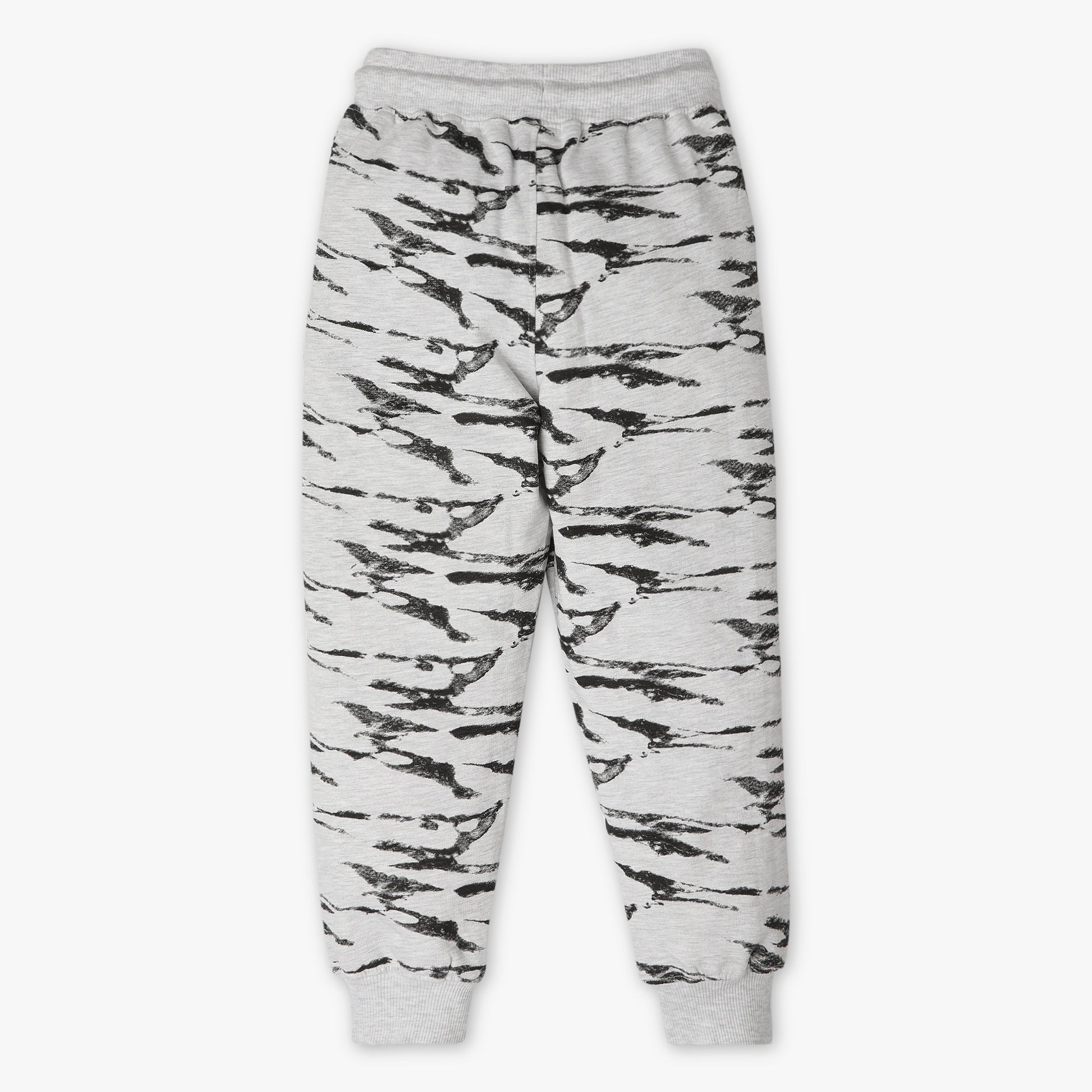 Regular Fit All Over Print Full Length Mid Rise Joggers