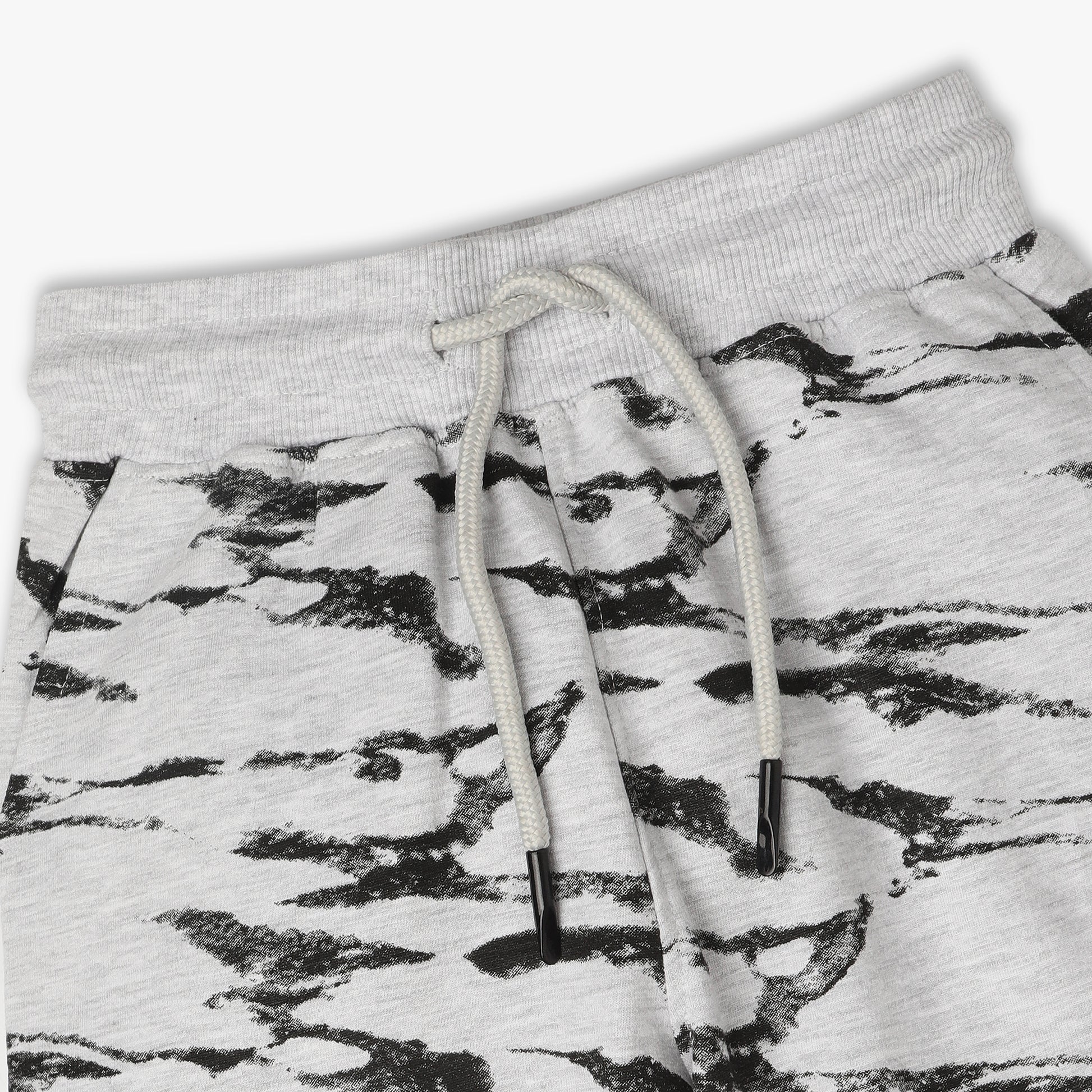 Regular Fit All Over Print Full Length Mid Rise Joggers