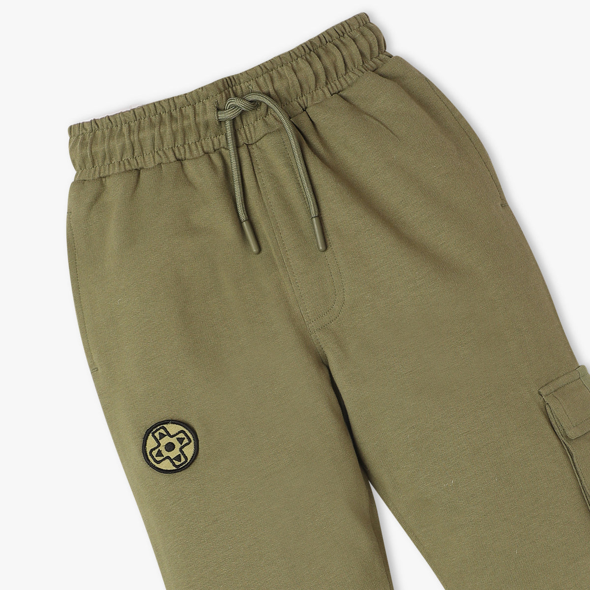 Regular Fit Solid Full Length Mid Rise Joggers