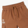 Boys Knee Length Oversize Pop Cargo Shorts
