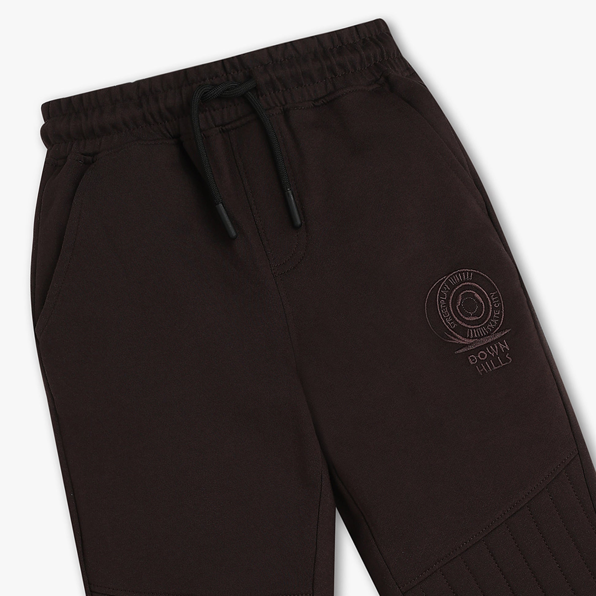 Buy Boys Regular Fit Solid Full Length Mid Rise Joggers  - Style Union