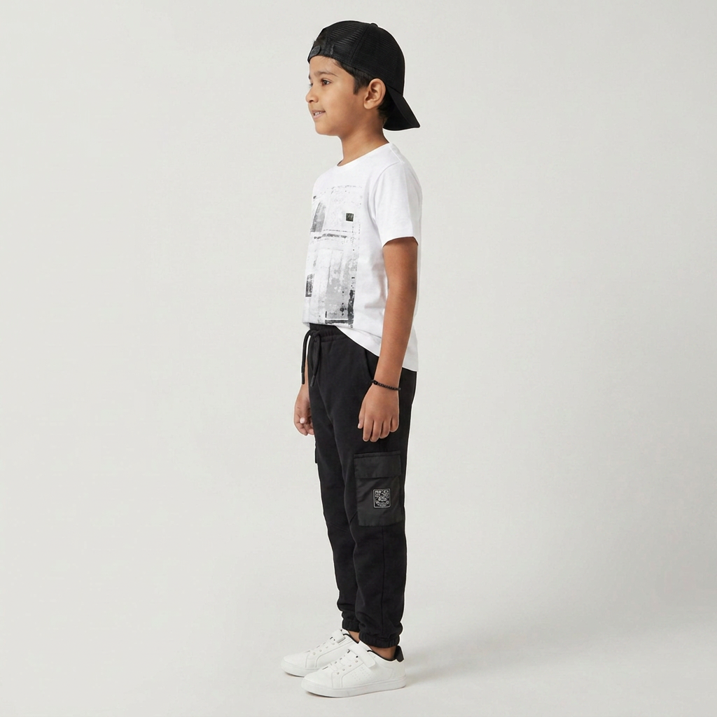 Boys Cotton Cut and Sew Joggers