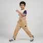Boys Structured Solid Trackpants