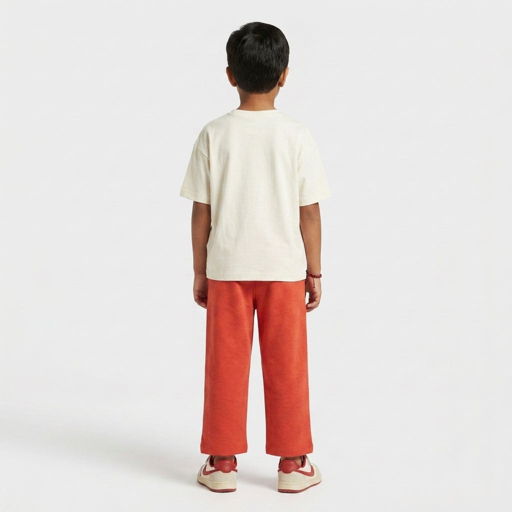 Boys Cut and Sew Mid Rise Joggers