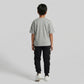 Boys Cotton Cut and Sew Mid Rise Joggers