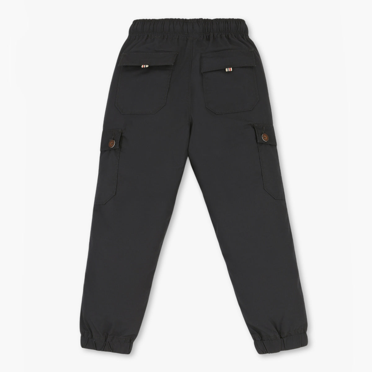 Boys Solid Full Length Cargos