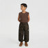Boys Cotton Printed Messenger Pant