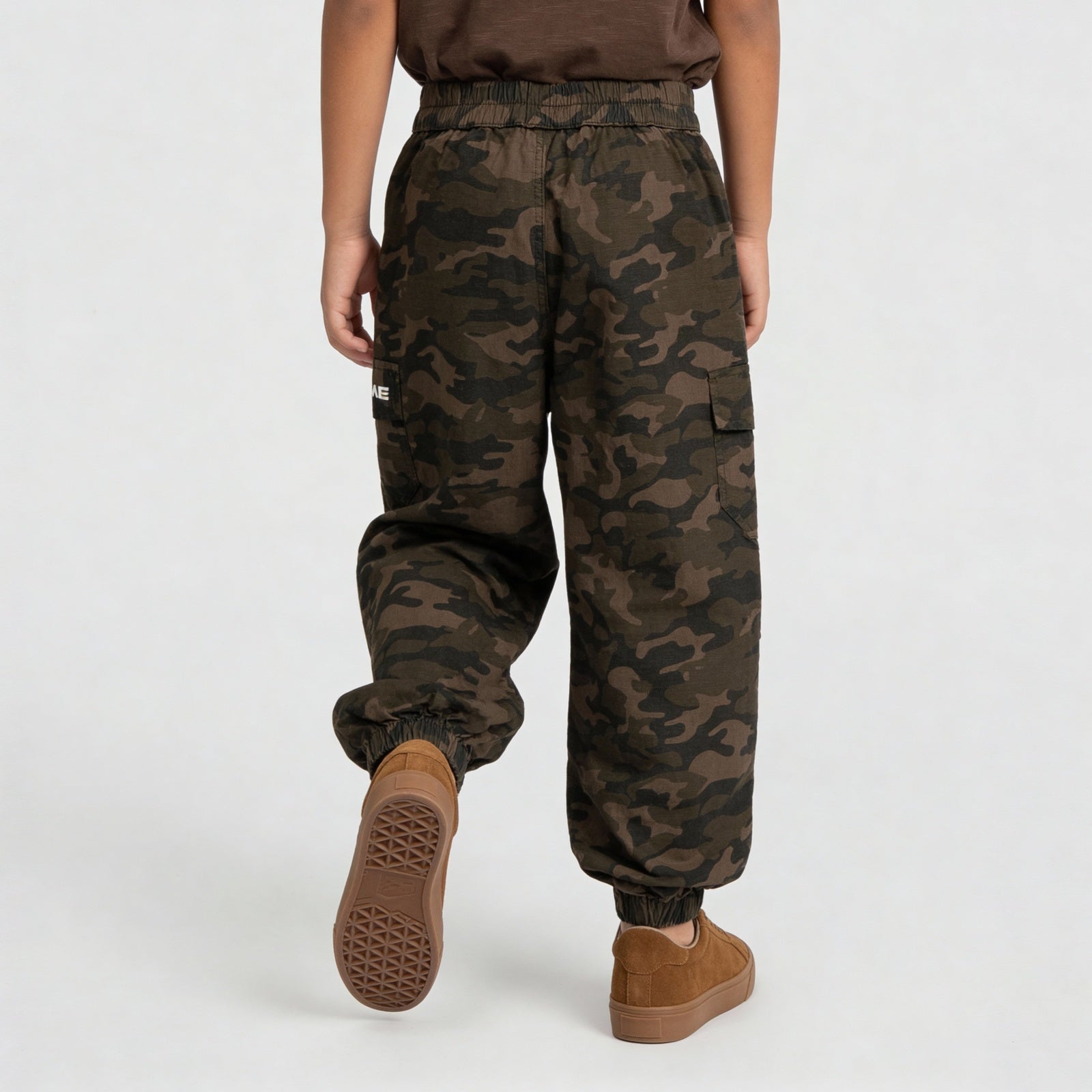 Boys Cotton Printed Messenger Pant