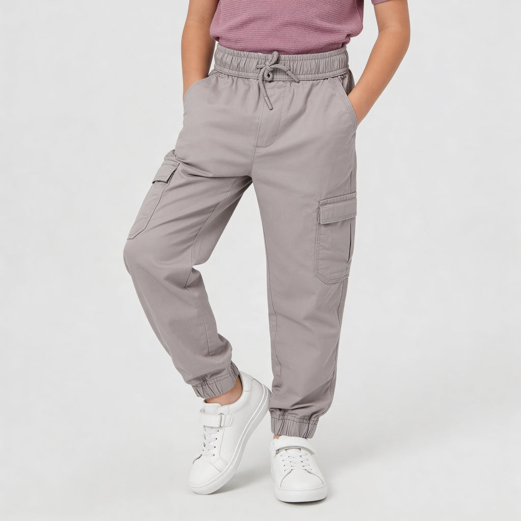 Boys Cotton Full Lenght Cargos